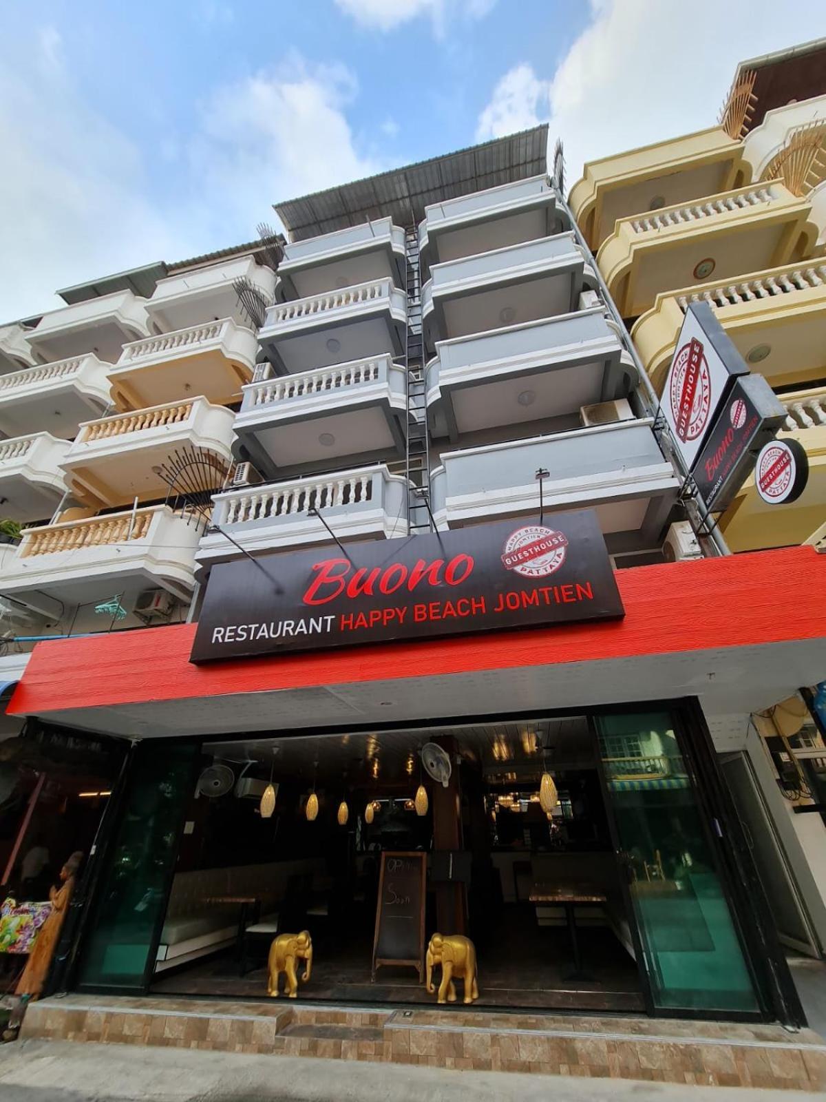Happy Beach Jomtien Guesthouse Exterior foto